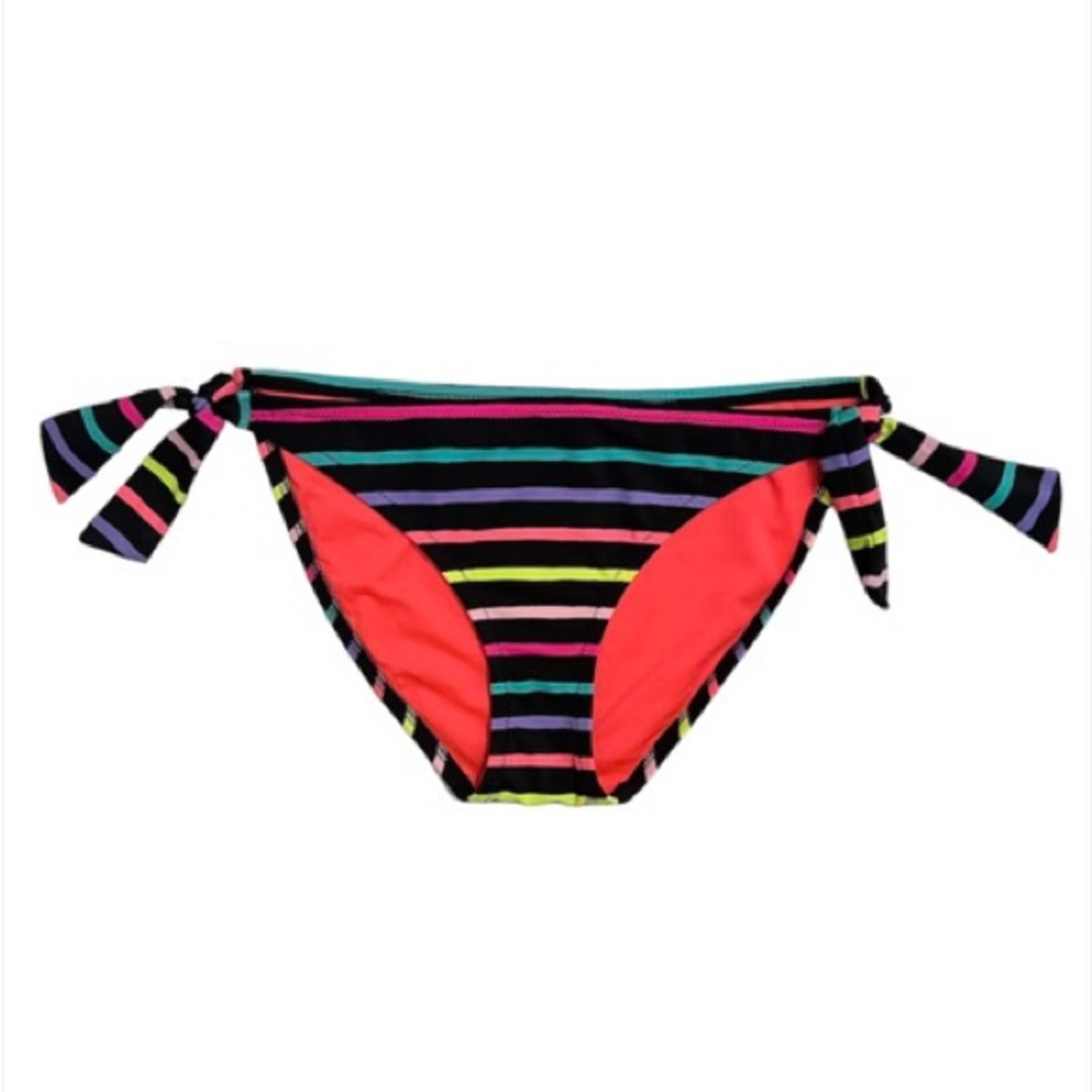 Victoria’s Secret Women’s Neon Side Tie Bikini Bottom Size Medium